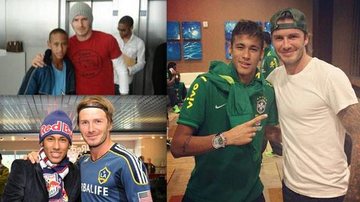 David Beckham publica foto ao lado de Neymar ainda criança - Reprodução/ Facebook