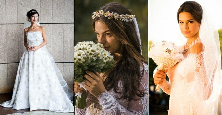 Vestidos de noiva das novelas inspiram modelos para a vida real. Veja galeria - Foto-montagem