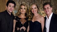 Murilo Benício, Claudia Abreu, Angélica e Luciano Huck - Globo/ Ellen Soares