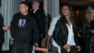 Ronaldo e Paula Morais vão a festa em hotel no Rio de Janeiro - Rodrigo dos Anjos e Delson Silva /Agnews