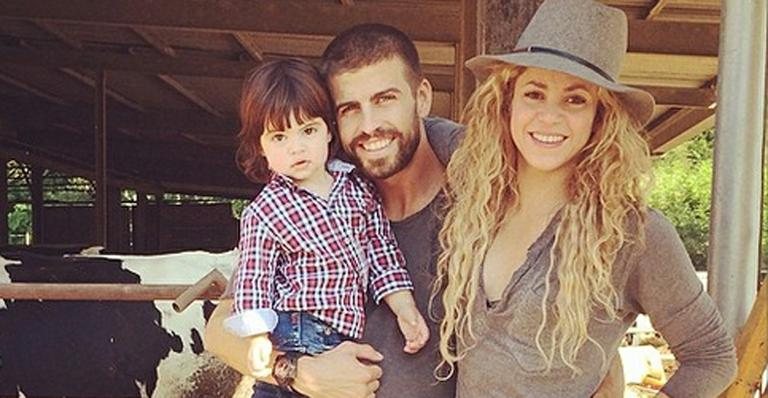 Shakira, Piqué e Milan - Instagram/Reprodução