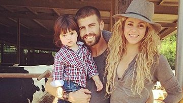 Shakira, Piqué e Milan - Instagram/Reprodução