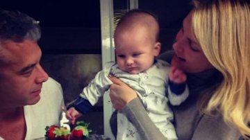 Ana Hickmann comemora cinco meses do filho com direito a bolo - Instagram/Reprodução