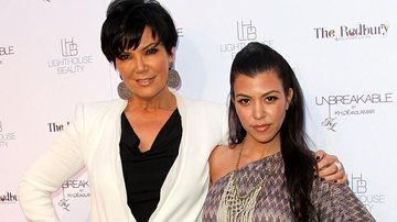 Kourtney Kardashian e Kris Jenner - Getty Images