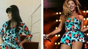 Mara Maravilha usa look inspirado em Beyoncé - Instagram/Reprodução