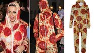 Cara Delevingne e Katy Perry usam macacão com estampa de pizza de R$ 225 - Foto-montagem