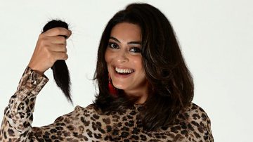 Juliana Paes corta o cabelo e doa fios para ONG que faz peruca para mulheres com câncer - Ana Colla
