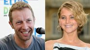Chris Martin e Jennifer Lawrence - Getty Images