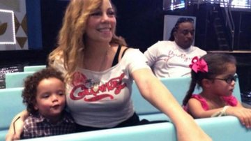 Mariah Carey com os filhos - Reprodução / Twitter