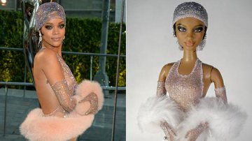 Rihanna ganha versão boneca com look sensual - Getty Images e Divulgação