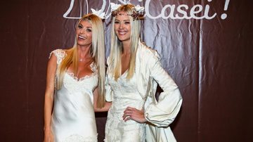 Gianne Albertoni e Caroline Bittencourt desfilam com vestido de noiva - Manuela Scarpa/Photo Rio News