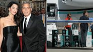 George Clooney e Amal Alamuddin - Getty Images e TMZ/Reprodução
