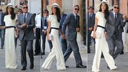 Noiva: macacão como o da mulher de George Clooney pode substituir second dress - Foto-montagem