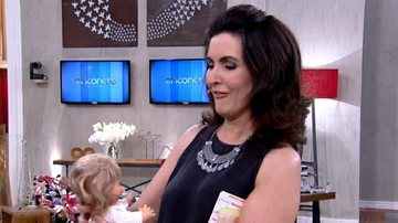 Fátima Bernardes mostra brinquedos de sua infância - TV Globo/Reprodução