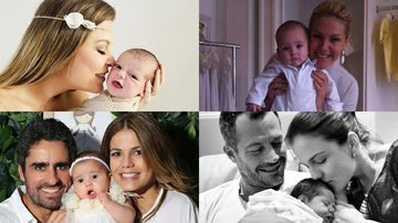 Momento fofura: veja 20 filhos de famosos que nasceram em 2014 - Foto-montagem