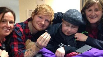 Ed Sheeran realiza sonho de fã que enfrenta o câncer - Facebook / Reprodução
