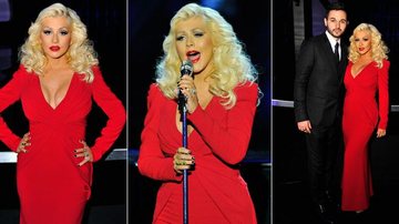 Christina Aguilera exibe boa forma três meses após dar à luz - Foto-montagem