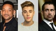 Will Smith, Justin Bieber e Colin Farrell - Getty Images