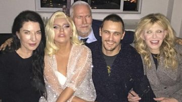 Lady Gaga curte festa com Courtney Love e James Franco em Nova York - Instagram/Reprodução