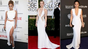 Veja 25 vestidos brancos do Globo de Ouro! - Getty Images