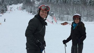 Michel Teló e Thaís Fersoza nos alpes franceses - Reprodução / Instagram
