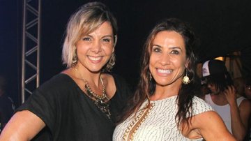 Carla Perez e Scheila Carvalho no ensaio do Harmonia do Samba - Wesley Costa/AgNews