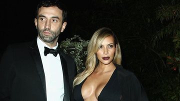 Riccardo Tisci e Kim Kardashian - Getty Images
