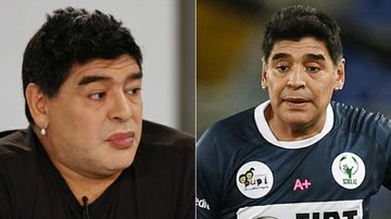 Maradona vira piada após surgir com boca diferente - Reuters e Getty Images