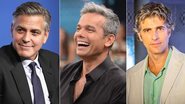 Clooney, Otaviano Costa e Reynaldo Gianechinni - Getty Images/Divulgação/Globo