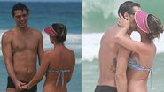 Giba curte praia com a namorada - Dilson Silva/AgNews