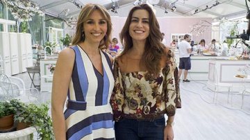 Ticiana Villa Boas nos bastidores do 'Bake Off Italia - Dolce in Forno' - Divulgação/ SBT
