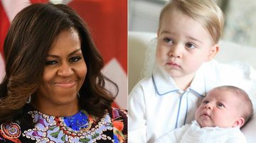 Michelle Obama: presentinhos para os bebês reais - Getty Images