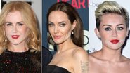 Nicole Kidman, Angelina Jolie e Miley Cyrus - Getty Images