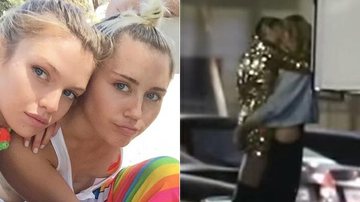 Miley Cyrus e Stella Maxwell - Instagram/Reprodução e Youtube/Reprodução