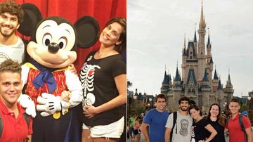 Deborah Secco e Hugo Moura com amigos na Disney - Instagram/Reprodução