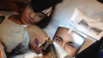 Rafaella tatua os olhos de Neymar - Instagram/Reprodução