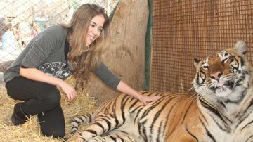 Anna Rita Cerqueira visita zoológico em Buenos Aires - Divulgação