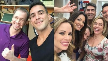 Selfies nos bastidores da estreia do É de Casa - Reprodução / Instagram