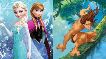 Frozen e Tarzan - Reprodução/ Disney