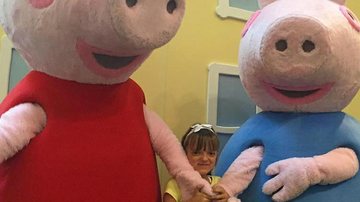 Rafaella Justus com a turma da Peppa Pig - Reprodução Instagram