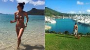 Na Austrália, Fernanda Motta exibe sua boa forma na praia - Reprodução/Instagram
