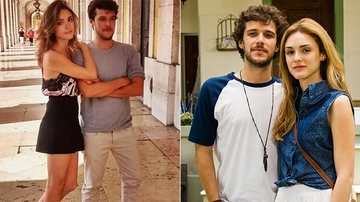 Jayme Matarazzo e Isabelle Drummond: em Portugal e em 'Sete Vidas' - Reprodução TV Globo/ Instagram