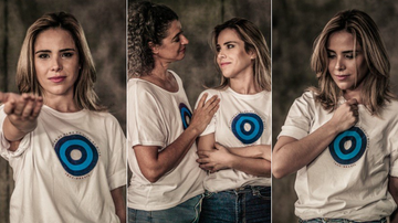 Wanessa Camargo posa para a campanha “O Câncer de mama no alvo da moda” - Divulgação