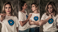 Wanessa Camargo posa para a campanha “O Câncer de mama no alvo da moda” - Divulgação