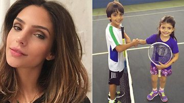 Carol Celico e os filhos, Lucca e Isabella - Reprodução Instagram