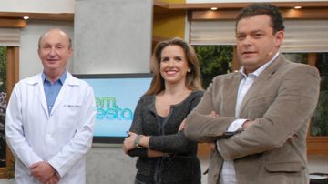 Dr. Alfredo Halpern, Mariana Ferrão e Fernando Rocha - Zé Paulo Cardeal/TV Globo
