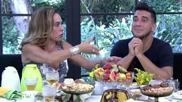 Cissa Guimarães e André Marques - Reprodução TV Globo