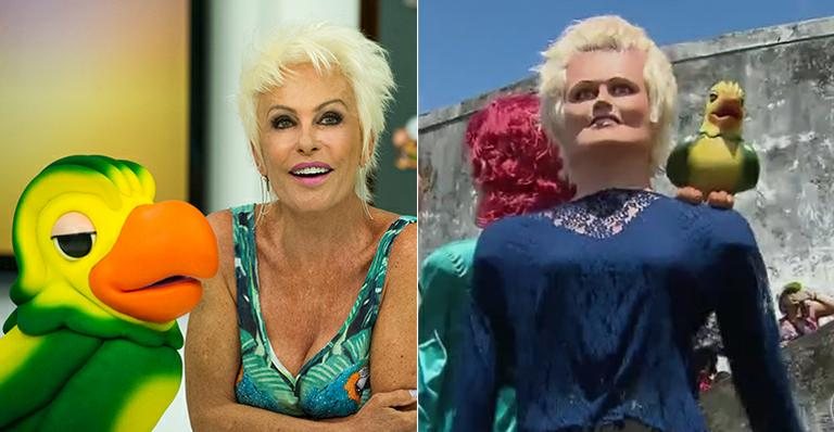 Ana Maria Braga vira bonecão em Olinda - Divulgação/ Reprodução TV Globo
