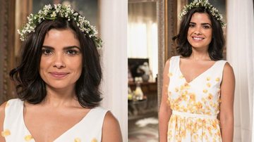 Vestido de noiva de Tóia (Vanessa Giácomo) em 'A Regra do Jogo' - Globo / Inácio Moraes