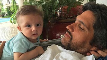 Leo Chaves e o filho José - Instagram/Reprodução